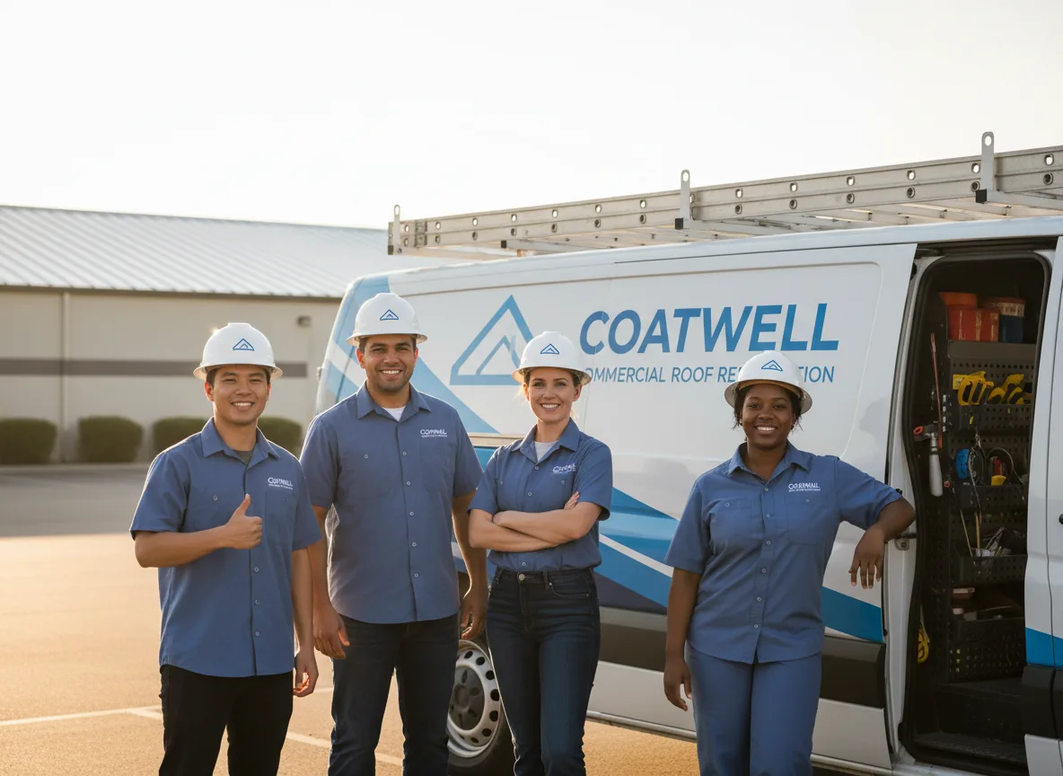 Commercial roof coating company in Shipman, IL